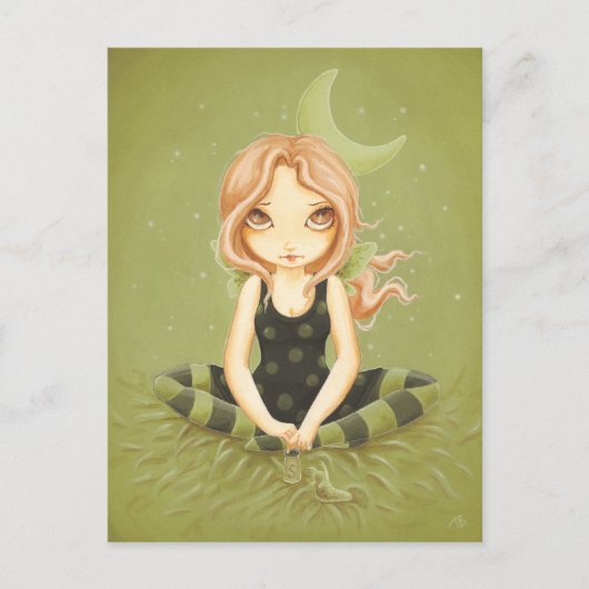 Zouten - briefkaart van melkslib (Voorkant)