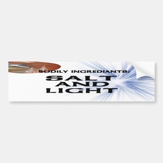 ZOUTEN EN LICHTEN LT BUMPERSTICKER (Voorkant)
