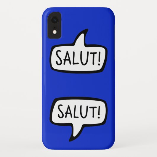 ZOUTEN! Frans Taalgroet Speech Bubble Case-Mate iPhone Case (Achterkant)