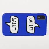 ZOUTEN! Frans Taalgroet Speech Bubble Case-Mate iPhone Case (Achterkant (horizontaal))