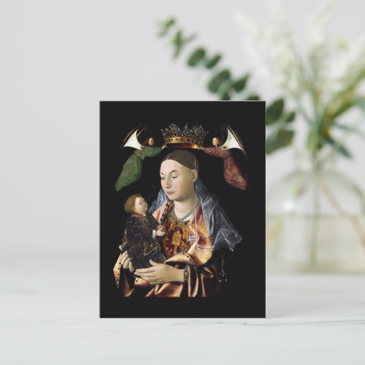 Zouten van Madonna en Christus Child Briefkaart (Staand voorkant)