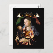 Zouten van Madonna en Christus Child Briefkaart (Voorkant / Achterkant)