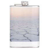 Zoutflats bij zonsopgang: etherisch minimalistisch heupfles (Voorkant)