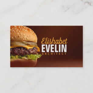 Zoutige Burger Delight g764 Visitekaartje