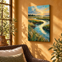 Zoutmoeras Passage Canvasprint