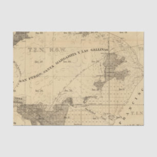 Zoutmoerassen en getijdenland tissuepapier