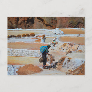 Zoutpannen van Maras, Peru Briefkaart
