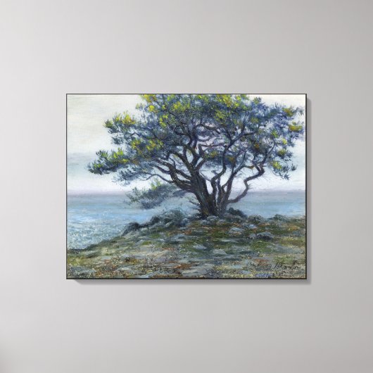 "Zoutpuntstructuur" Canvas Afdruk (Voorkant)