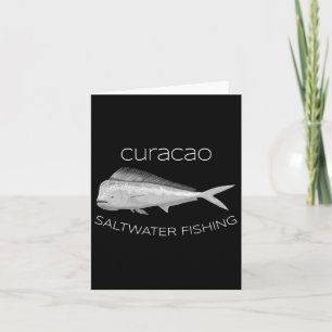 Zoutwater Deep Zee Vist Curacao Mahi Mahi Kaart