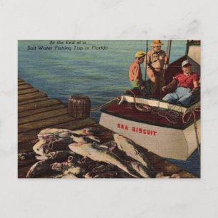 Zoutwater Gevist in Florida Briefkaart