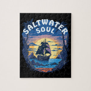 Zoutwater Soul - Oude galjoenboot Legpuzzel