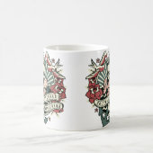 Zoutwater verzorgt alles tatoeëerde denker koffiemok (Center)