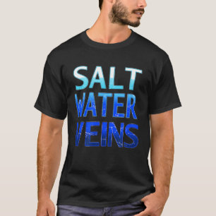 Zoutwateraders Oceaan Watermannen Surfen Zee Duike T-shirt