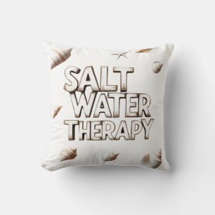 Zoutwatertherapie Ocean Quote Summer Beach Design Kussen