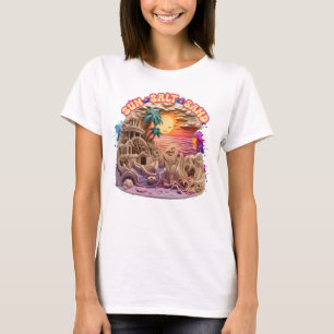 Zoutzand van de zon t-shirt