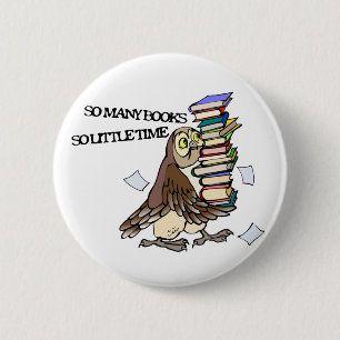 Zoveel boeken ronde button 5,7 cm