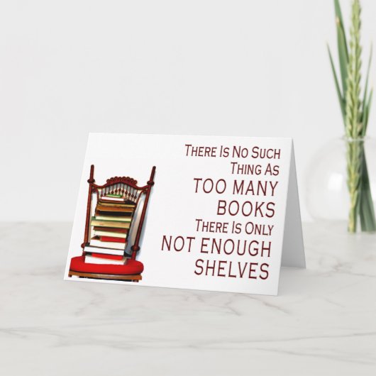 Zoveel boeken zijn er niet kaart (Voorkant)