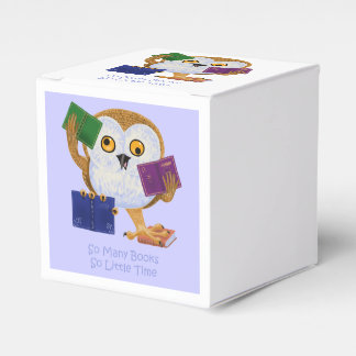 Zoveel boeken zo weinig tijd bedankdoosjes