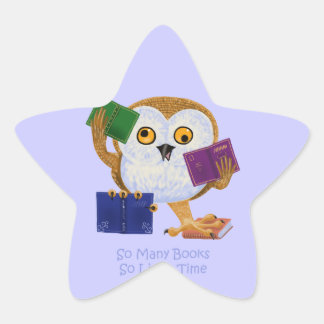 Zoveel boeken zo weinig tijd ster sticker