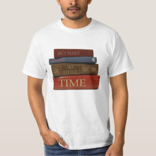 Zoveel boeken zo weinig tijd t-shirt