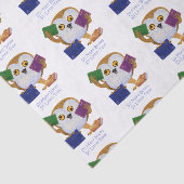 Zoveel boeken zo weinig tijd tissuepapier (Detail)