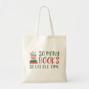 Zoveel boeken zo weinig tijd tote bag