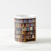 Zoveel boeken, zoveel te doen! Citaat, boekenliefh Koffiemok (Center)