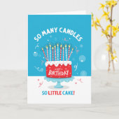 Zoveel kaarsjes verjaardag Kaart (Gele Bloem)