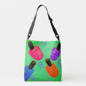 Zoveel polishes manicurist Canvas tas (Achterkant)