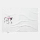 "Zoveel te doen en weinig verlangen om het te doen Theedoek (Horizontaal)