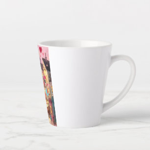 ZOVEEL VALENTIJNKAARTEN OM TE VERZENDEN Latte Mok