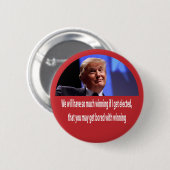 Zoveel winnende Donald Trump 2016 Button (Voorkant /achterkant)