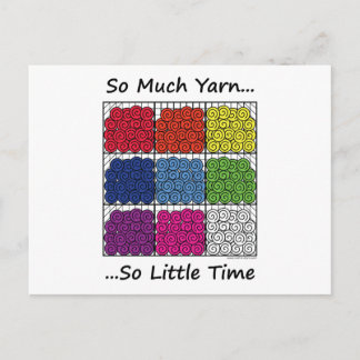 Zoveel Yarn, zo weinig tijd Briefkaart