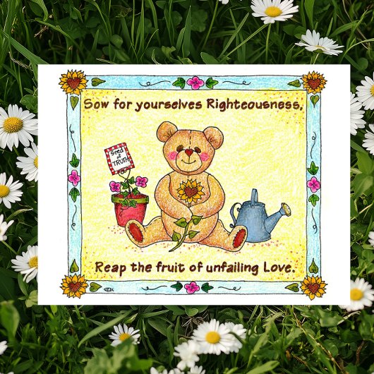 Zow Righteness Christelijk Inspirerend Briefkaart