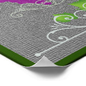 Zowel rode als witte wijn poster (Hoek)