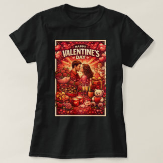 ZOYNK Graphics Gelukkige Valentijnsdag 0045413 T-shirt
