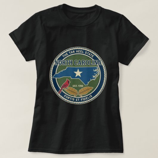 ZOYNK T-Shirt Graphics North Carolina 0045180 (Design devant)