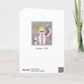 Zozobra Old Man Gloom Santa Fe NM Tradition 2020 Kaart (Achterkant)