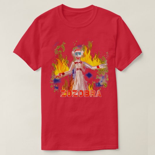 Zozobra Zoroaster Prayer T-shirt (Design voorkant)