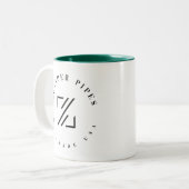 ZP Classic Logo Mug à deux tondes (Devant gauche)
