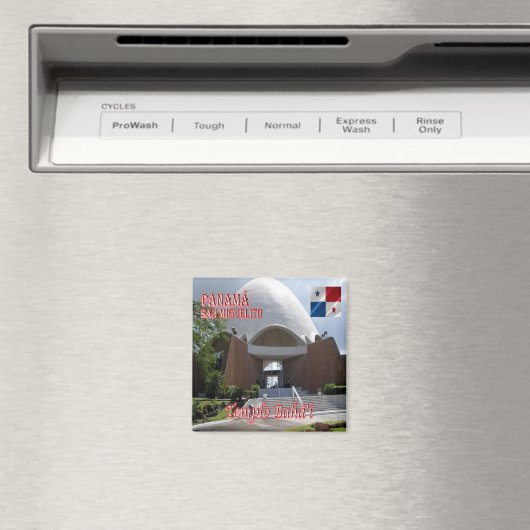 zPA012 PANAMA, Bahá'í Temple in San Miguelito, Magneet (Insitu (Vaatwasser))