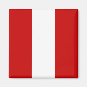zPE001 PERU Flag, Amerika, Fridge Magneet