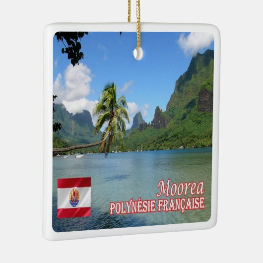 zPF013 COOK BAY, MOOREA, Frans-Polynesië, Keramisch Ornament (Rechts)