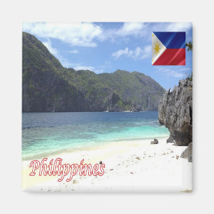 ZPH005 strand van MATINLOC ISLAND Philippines Frid Magneet