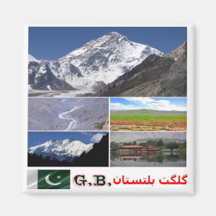 zPK007 GILGIT-BALTISTAN, Pakistan, Azië, Magneet