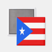 ZPR001 PUERTO RICO, Flag, Amerika, Fridge Magneet (Voorkant / Achterkant)