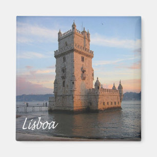 zPT015 LISBON Tower, Portugal, Europa, Fridge Magneet
