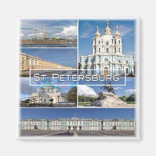 ZRU004 SAINT PETERSBURG, Rusland, Europa, Fridge Magneet