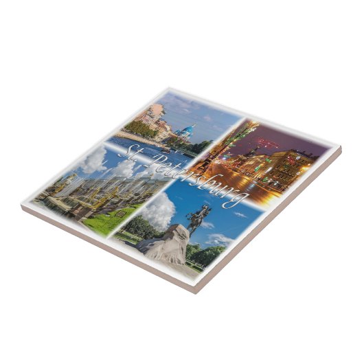 zRU006 SAINT PETERSBURG, Rusland, Europa, Tegeltje (Zijkant)