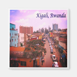 zRW005 KIGALI, Rwanda, Afrika, Fridge Magneet